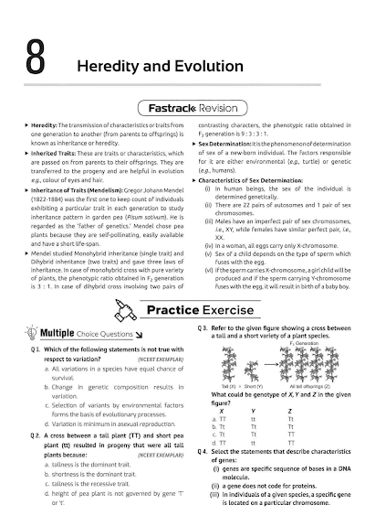 Class 10 Heredity And Evolution Full Chapter Fastrack FullMarks PDF CBSE | PDFWallah - Class 10 Science PDF Cover